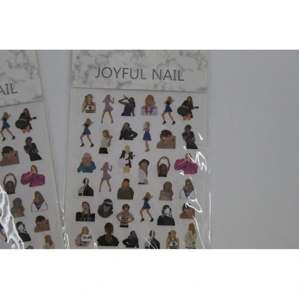 Joyful Nail Taylor Swift Eras Tour Inspired Nail Art Stickers 3 Sheets Kids New
